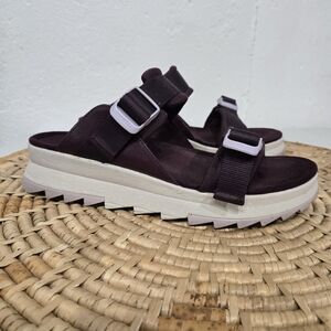 Merrell Low Wedge Platform Strappy Sandals